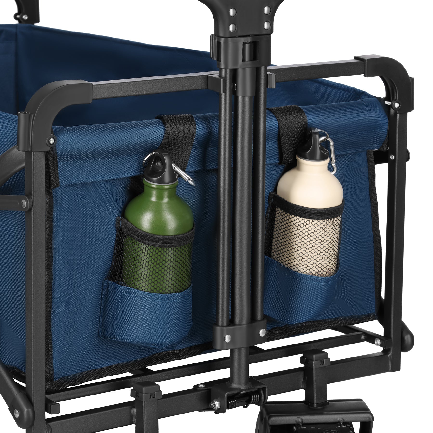 NILS Camp Opvouwbare Bolderkar - Blauw - 120L