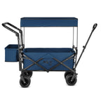 NILS Camp Opvouwbare Bolderkar - Blauw - 120L