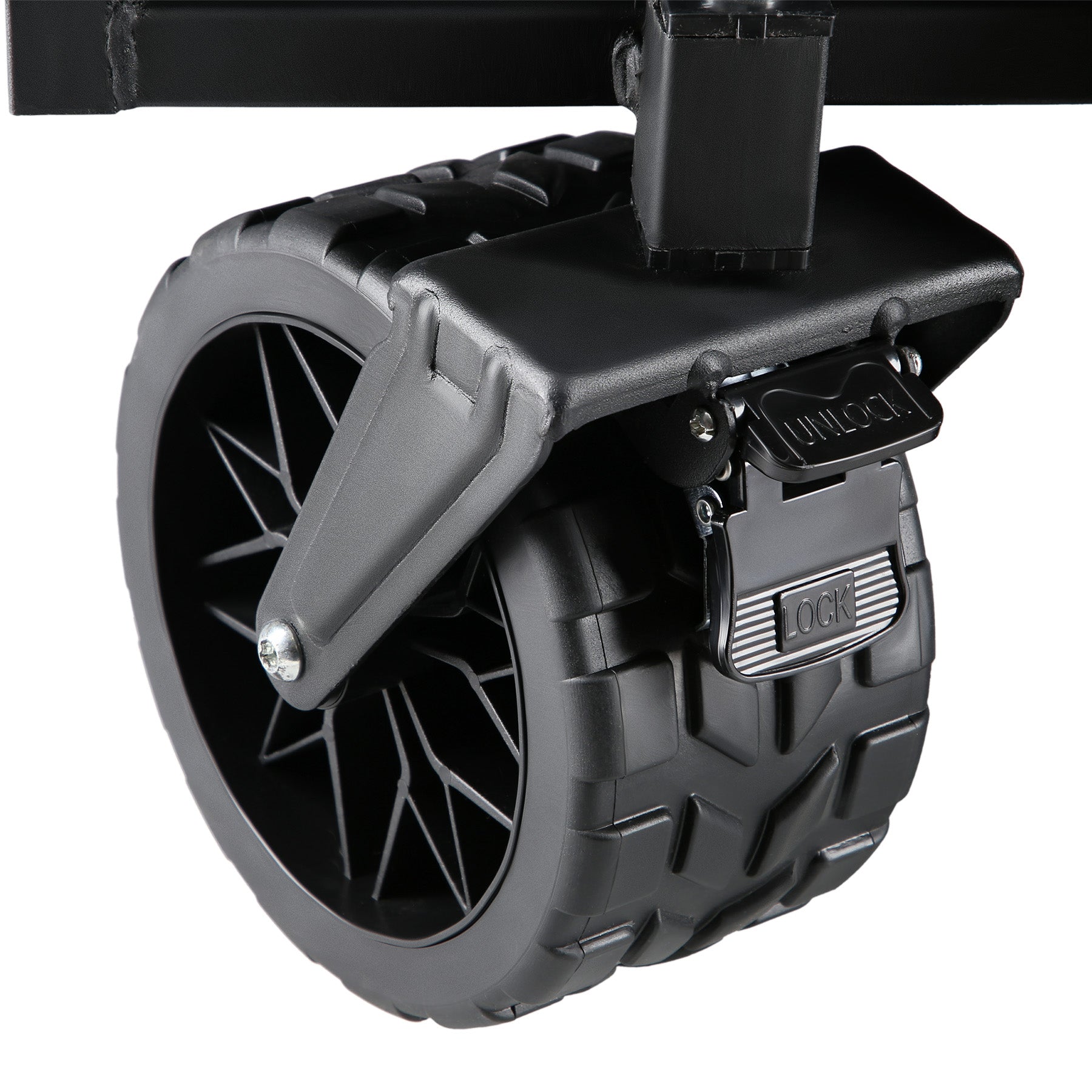 NILS Camp Opvouwbare Bolderkar - Zwart - 160L