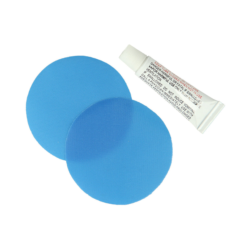 NILS Camp Zelfopblazende Slaapmat met Kussen - 2-persoons - Blauw