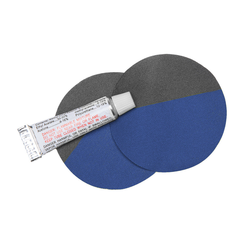 NILS Camp Zelfopblazende Slaapmat met Kussen - Blauw/Grijs