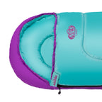 NILS Camp Slaapzak - Paars/Turquoise - Maat M