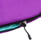 NILS Camp Slaapzak - Paars/Turquoise - Maat M
