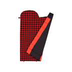 NILS Camp 2-persoons Slaapzak - Zwart/Rood