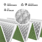 NILS Camp Opvouwbare Slaapmat met Aluminium Rand - Groen - 195 cm