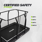VirtuFit Premium Inground Trampoline met Veiligheidsnet - Zwart - 183 x 274 cm