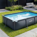 VirtuFit Rechthoekig Zwembad - 300 x 210 x 66 cm - Antraciet