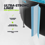 VirtuFit Rechthoekig Zwembad - 260 x 180 x 66 cm - Antraciet