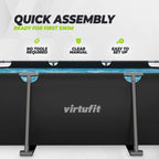 VirtuFit Rechthoekig Zwembad - 300 x 210 x 66 cm - Antraciet - Inclusief Filterpomp