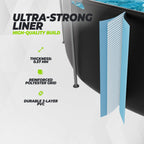 VirtuFit Rond Zwembad - Ø244 x 76 cm - Antraciet - Inclusief Filterpomp