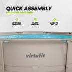 VirtuFit Rond Zwembad - Ø305 x 76 cm - Beige - Inclusief Filterpomp
