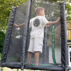 VirtuFit Kindertrampoline met Veiligheidsnet - Zwart - 140 cm