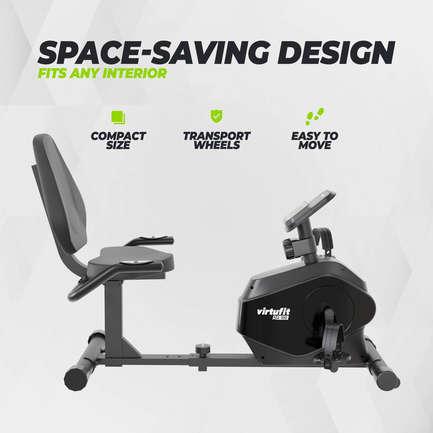 VirtuFit RB100 Recumbent Bike Ligfiets - 2026 model