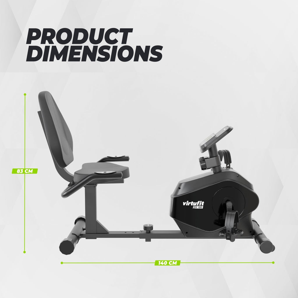 VirtuFit RB100 Recumbent Bike Ligfiets - 2026 model