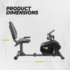 VirtuFit RB100 Recumbent Bike Ligfiets - 2026 model