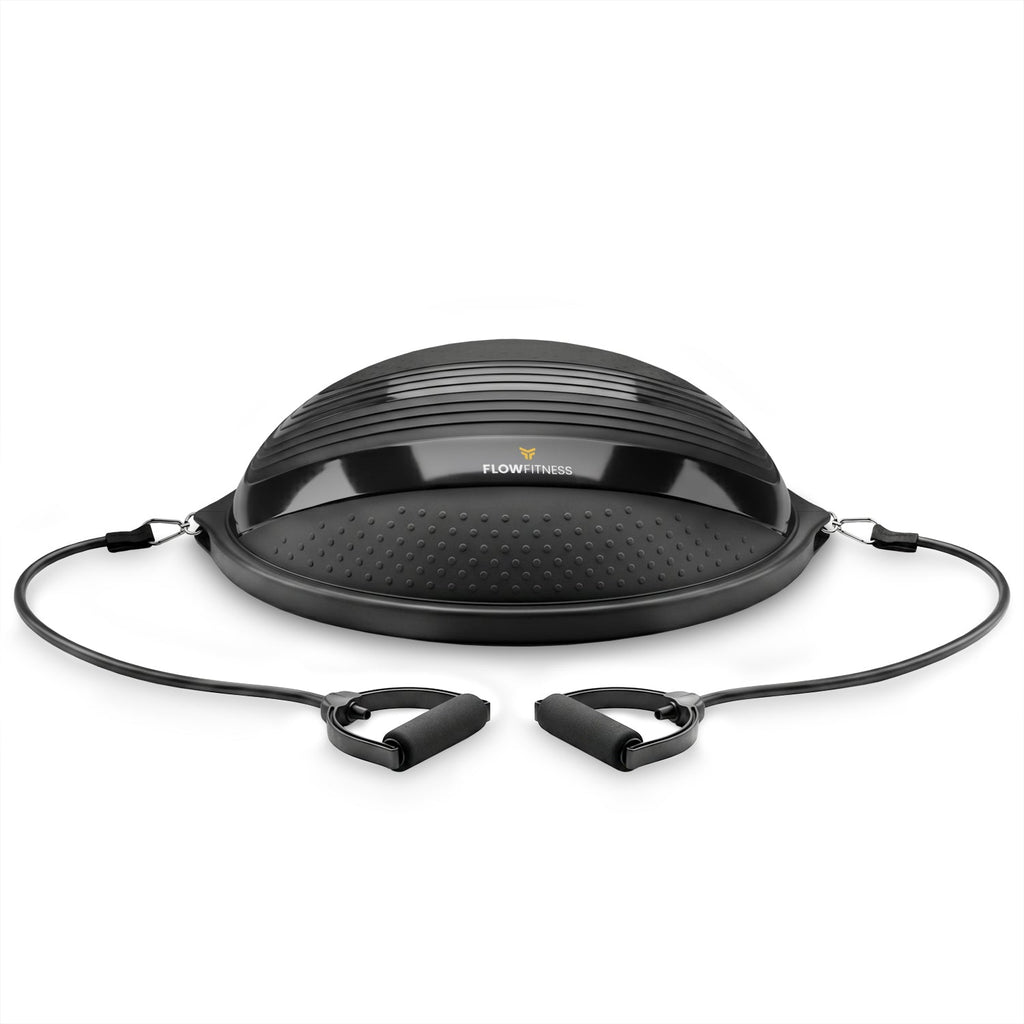 Flow Fitness Balanstrainer Pro - 63 cm - met Fitness Elastieken en Opblaaspomp