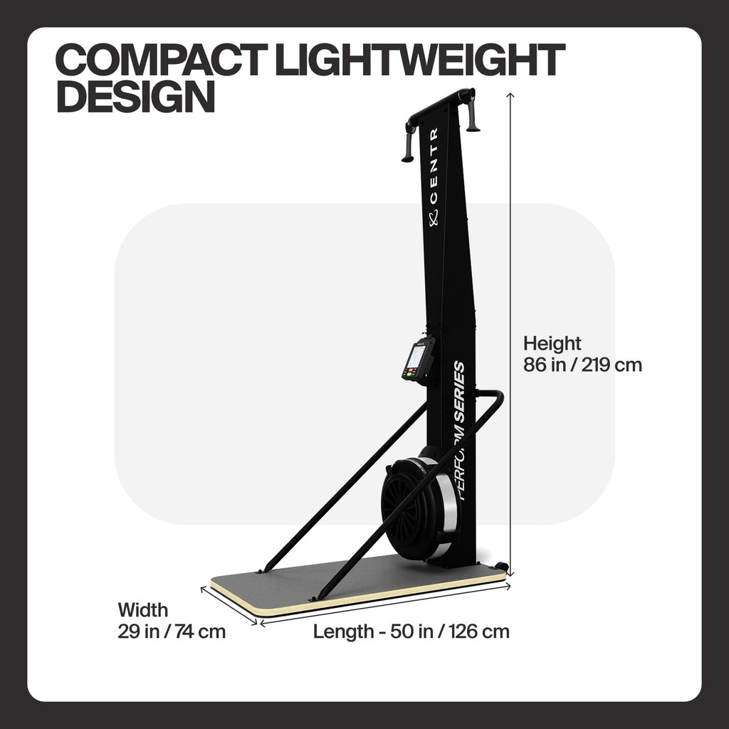 Centr Perform Series Ski Machine met Platform