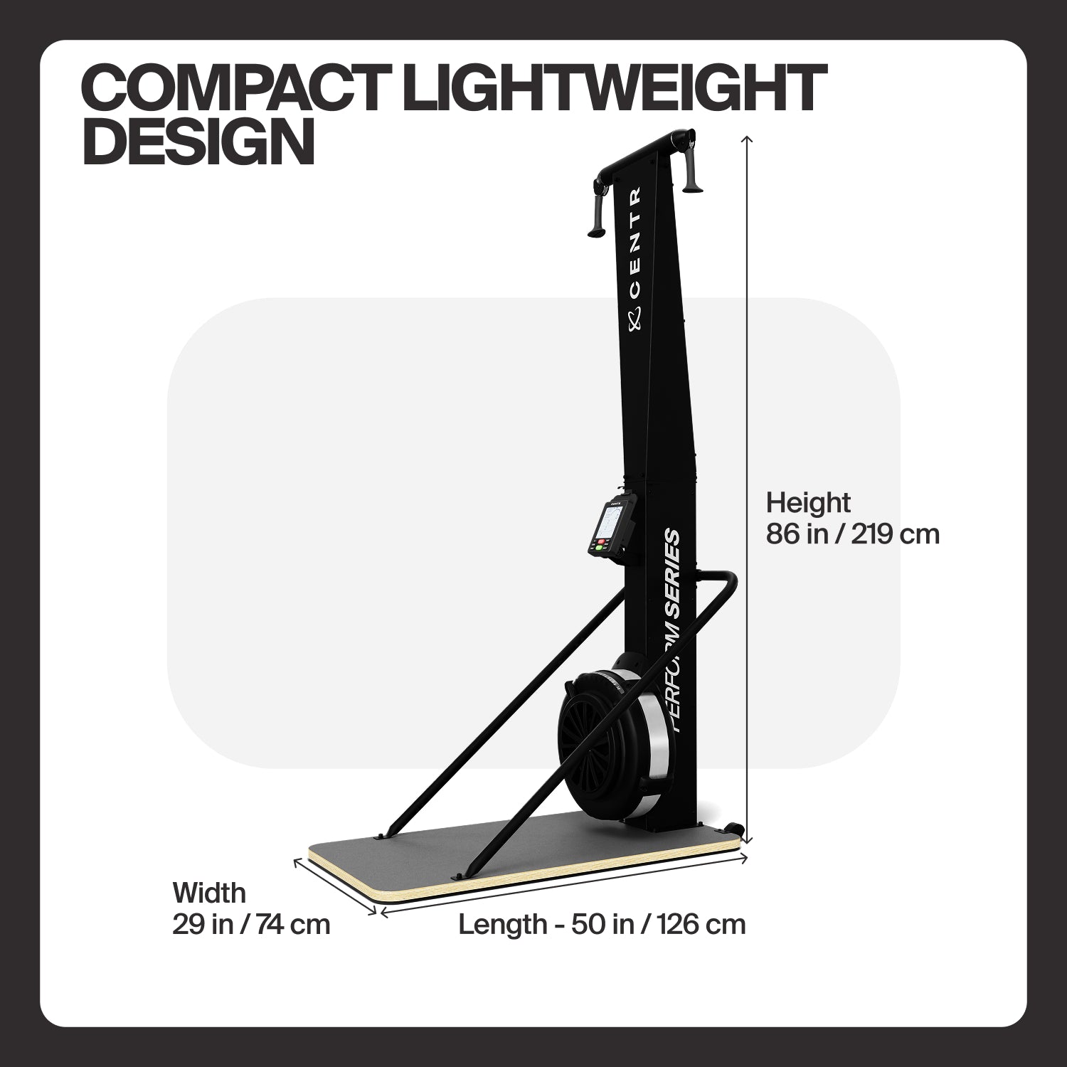 Centr Perform Series Ski Machine met Platform