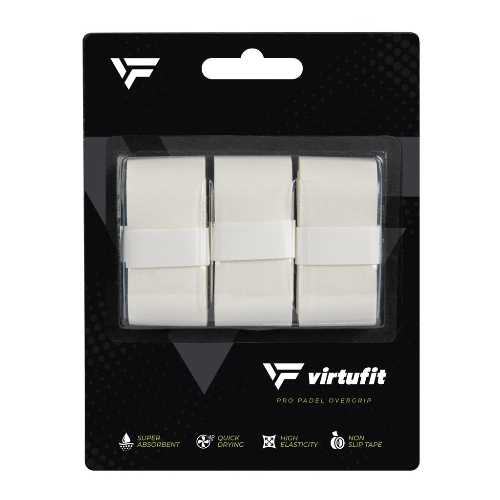 VirtuFit Pro Padel Overgrip - Wit - 9 Stuks