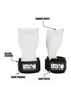 Gorilla Wear Lifting Grips - Zwart/Wit