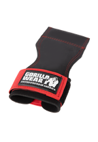 Gorilla Wear Lifting Grips - Zwart/Rood