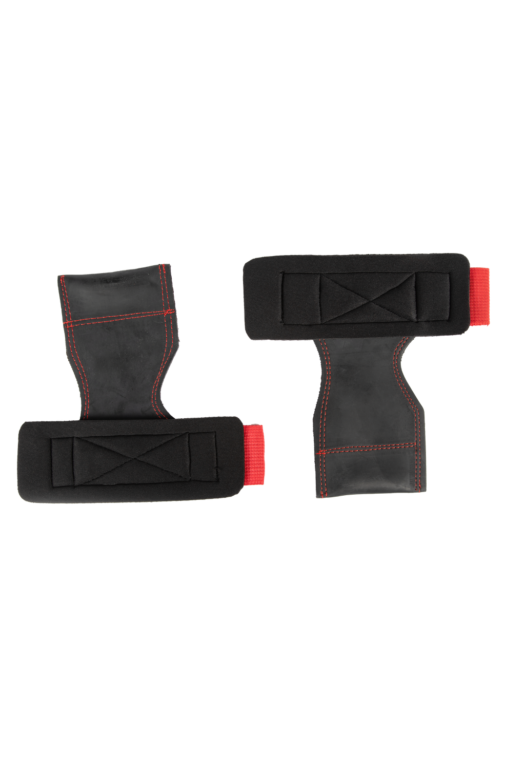 Gorilla Wear Lifting Grips - Zwart/Rood