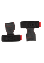 Gorilla Wear Lifting Grips - Zwart/Rood