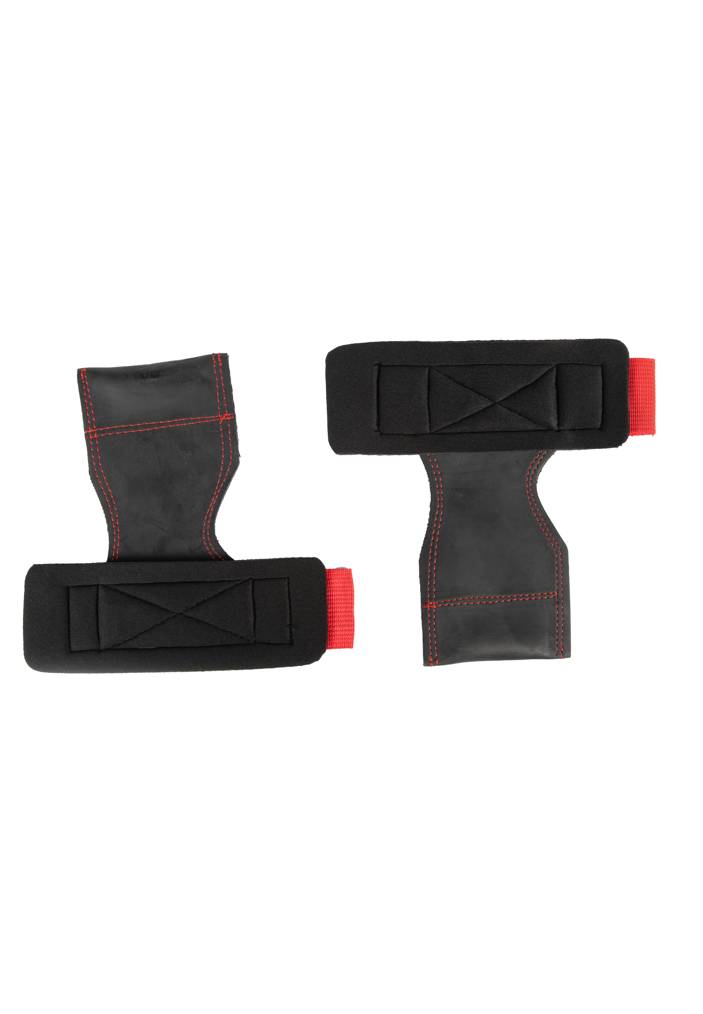 Gorilla Wear Lifting Grips - Zwart/Rood