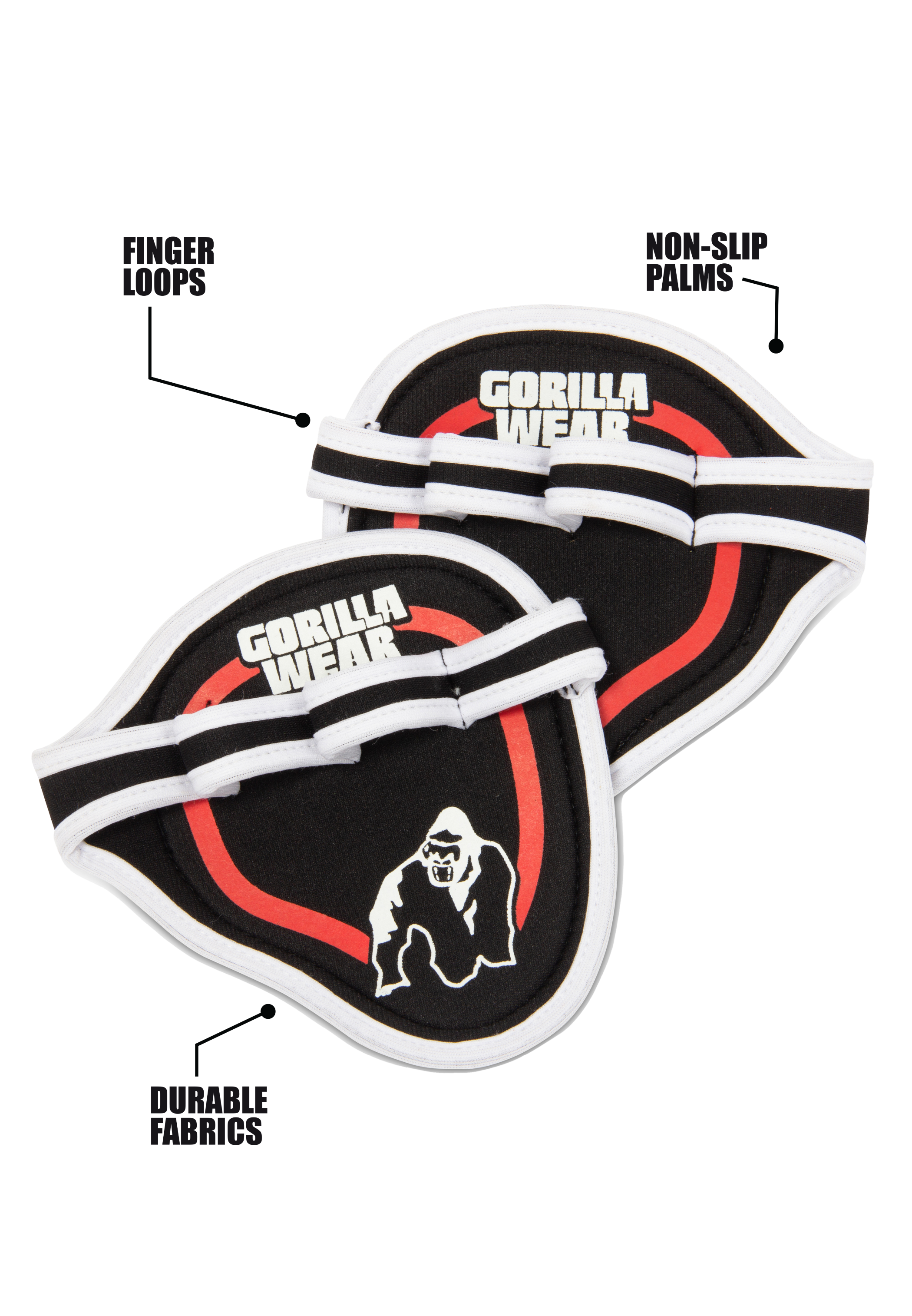 Gorilla Wear Palm Grip - Rood