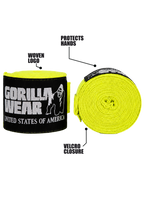 Gorilla Wear Boxing Hand Wraps - Boksbandages - Geel