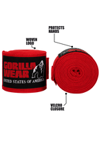 Gorilla Wear Boksbandages - Rood