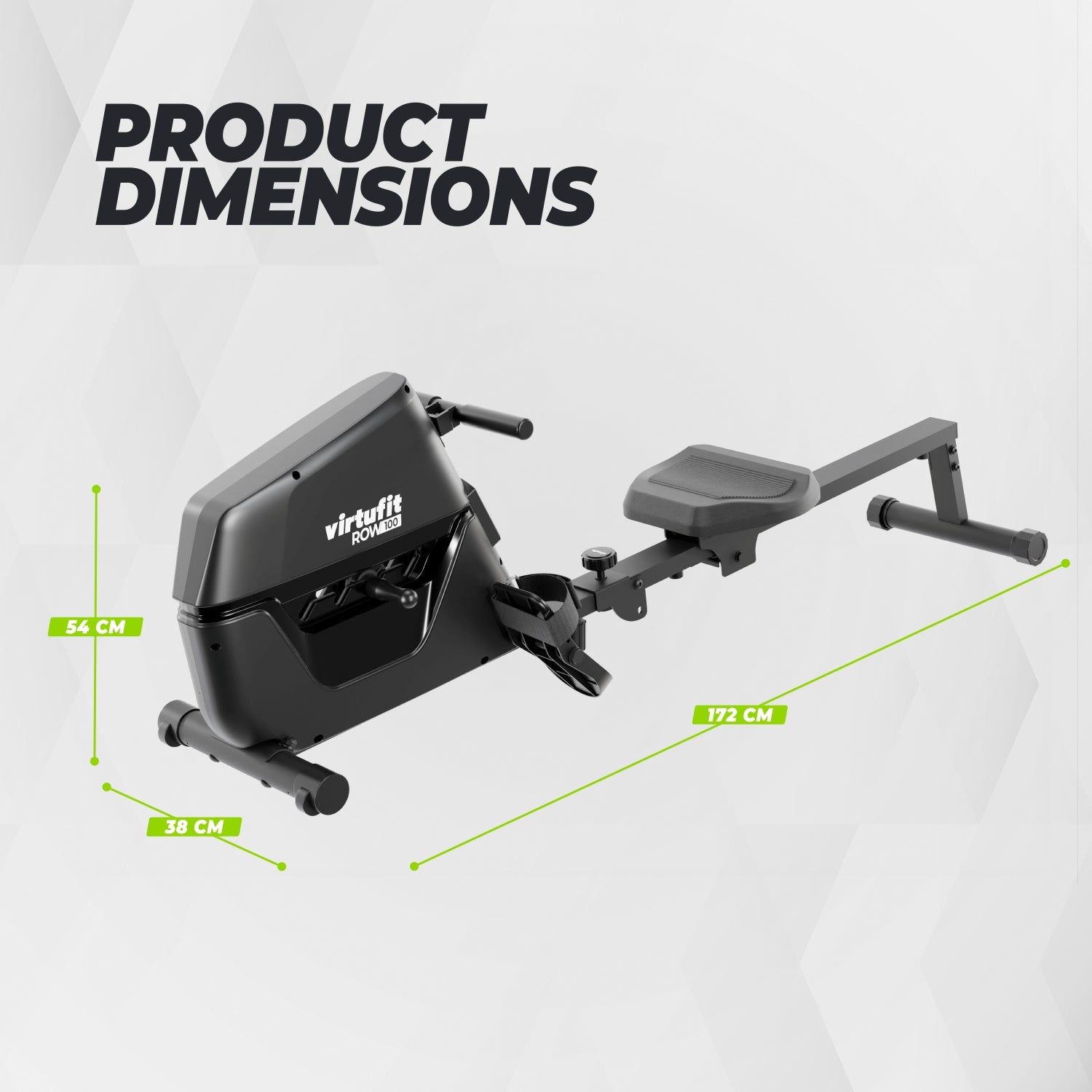 VirtuFit ROW100 Roeitrainer - 2026 model (Row 1.0)