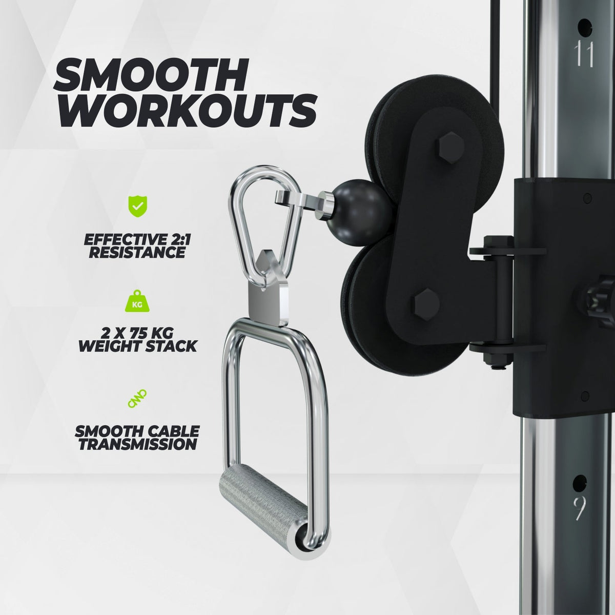 VirtuFit CC100 Cable Crossover - Dual Adjustable Pulley - Functional Trainer - Tweedekans