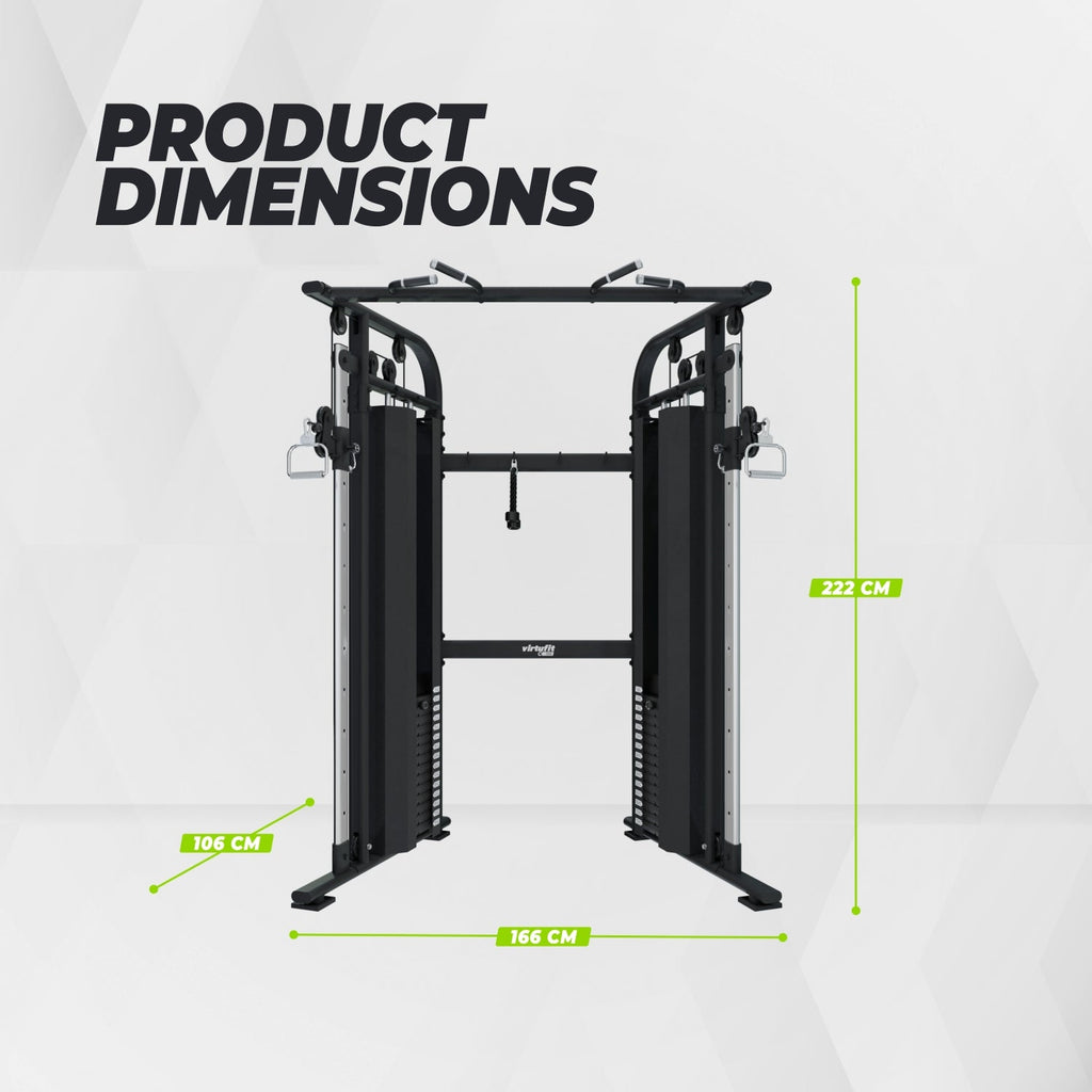 VirtuFit CC100 Cable Crossover - Dual Adjustable Pulley - Functional Trainer