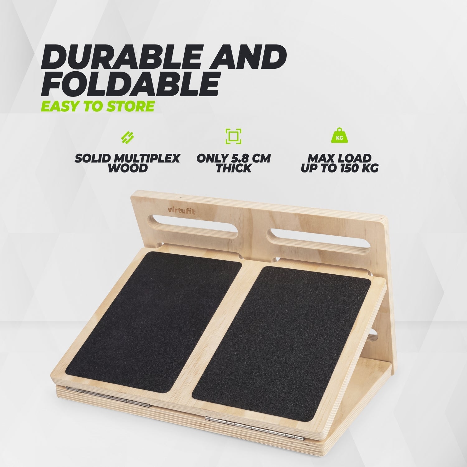VirtuFit Slant Board - 4 standen - Hout