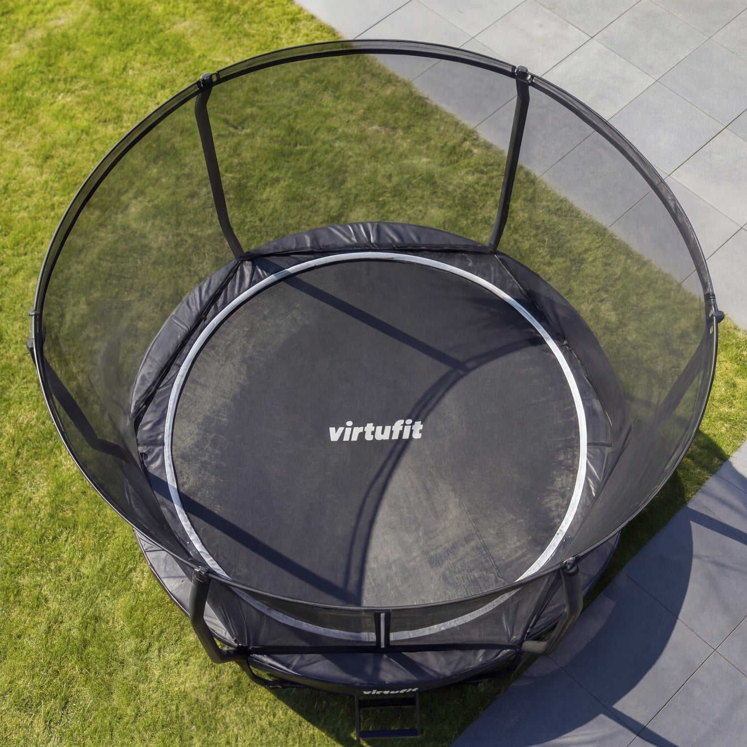 VirtuFit Premium Trampoline met Veiligheidsnet - Zwart - 305 cm