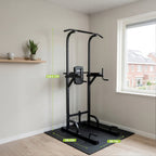 VirtuFit Verstelbare Power Tower - Pull Up & Dip Station