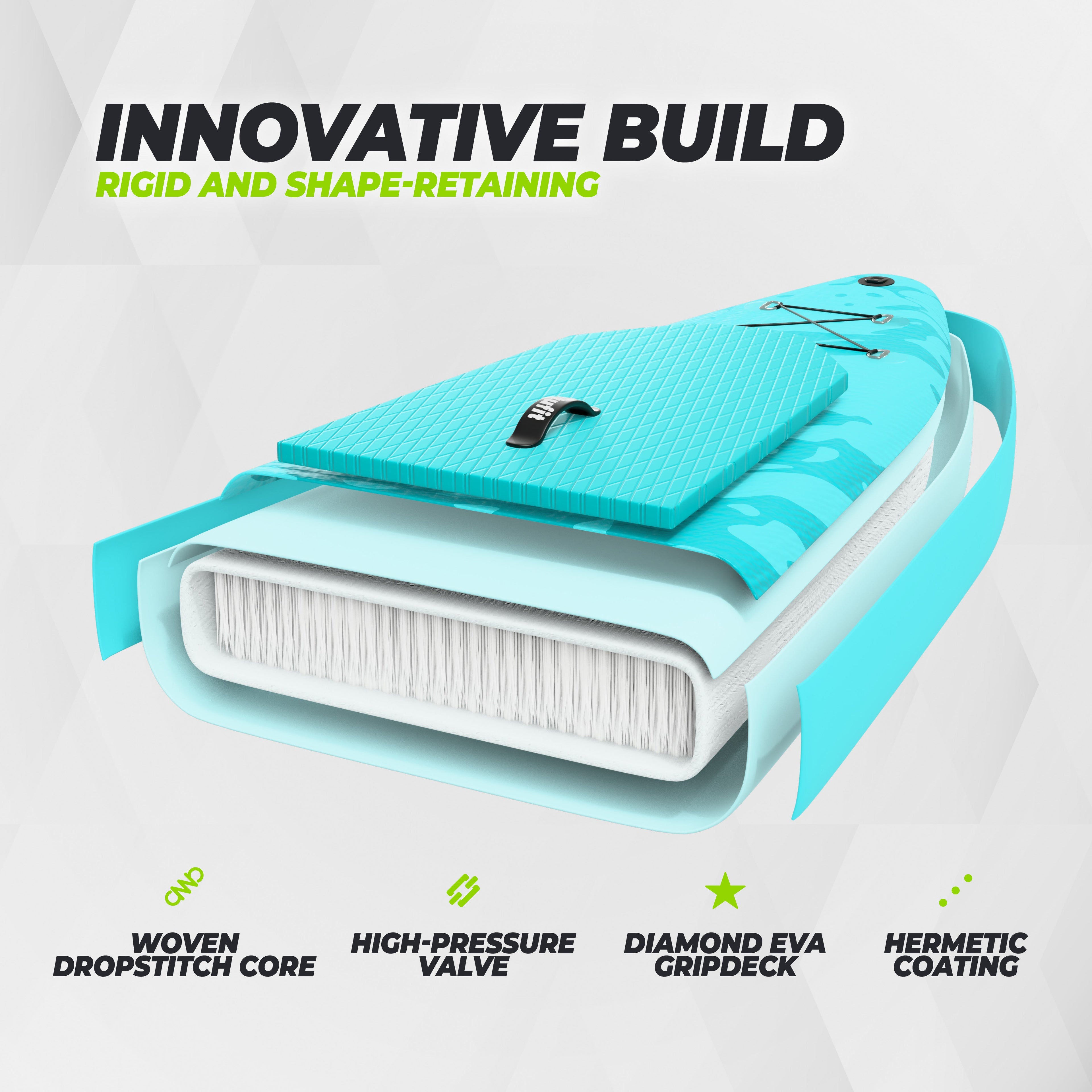 VirtuFit Supboard Cruiser 305 - Zwart - Met Kajak zitje, accessoires en draagtas