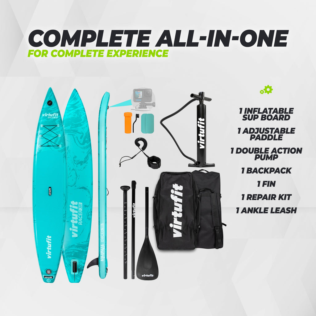 Virtufit Supboard Racer 381 - Sand Beige - Inclusief accessoires en draagtas