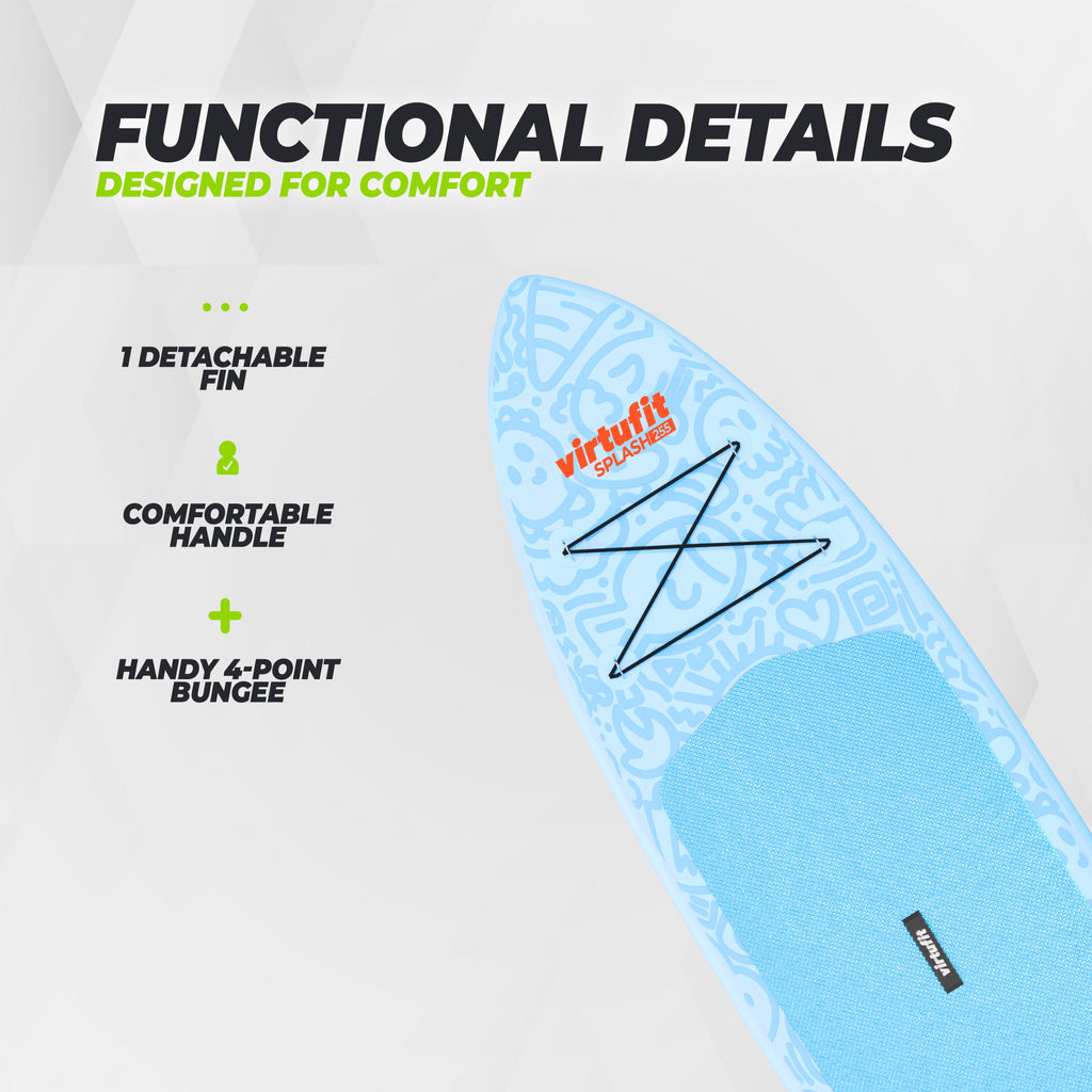 VirtuFit Supboard Splash 255 - Wave Blue - Met accessoires en draagtas