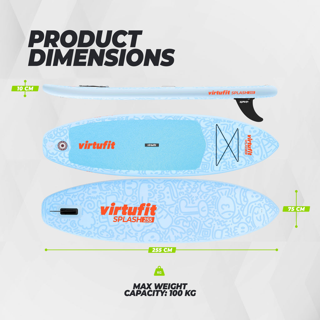 VirtuFit Supboard Splash 255 - Flow Purple - Met accessoires en draagtas