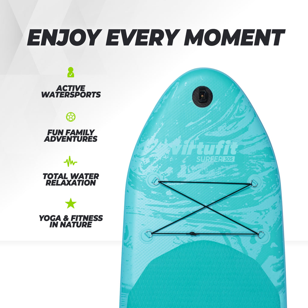 Virtufit Supboard Surfer 305 - Pink - Inclusief Windzeil en accessoires