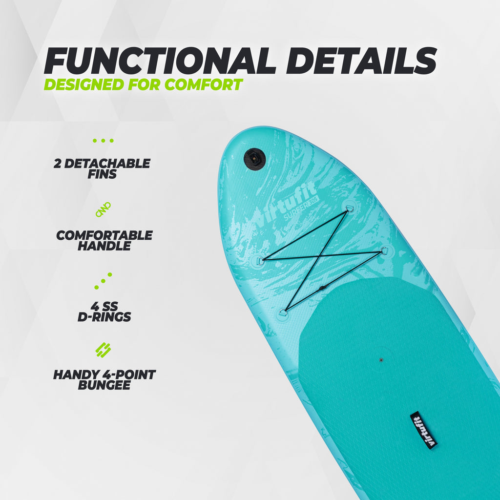 Virtufit Supboard Surfer 305 - Pink - Inclusief Windzeil en accessoires