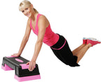 Gymstick Fitness Step - Aerobic Stepper - Met trainingsvideo