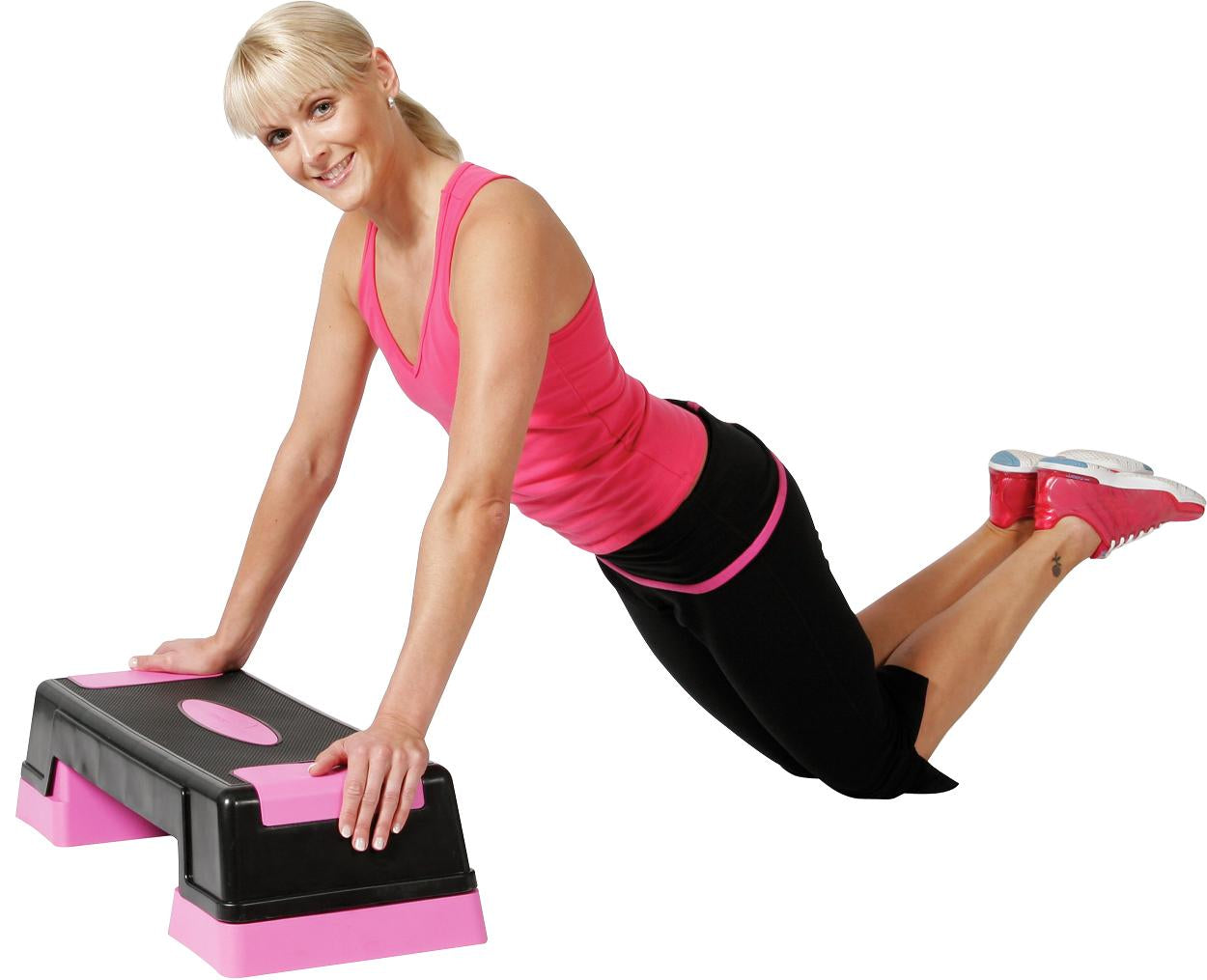Gymstick Fitness Step - Aerobic Stepper - Met trainingsvideo