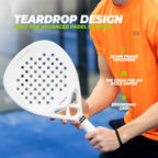 VirtuFit Fusion Pro Padel Schläger - Weiß - Silber