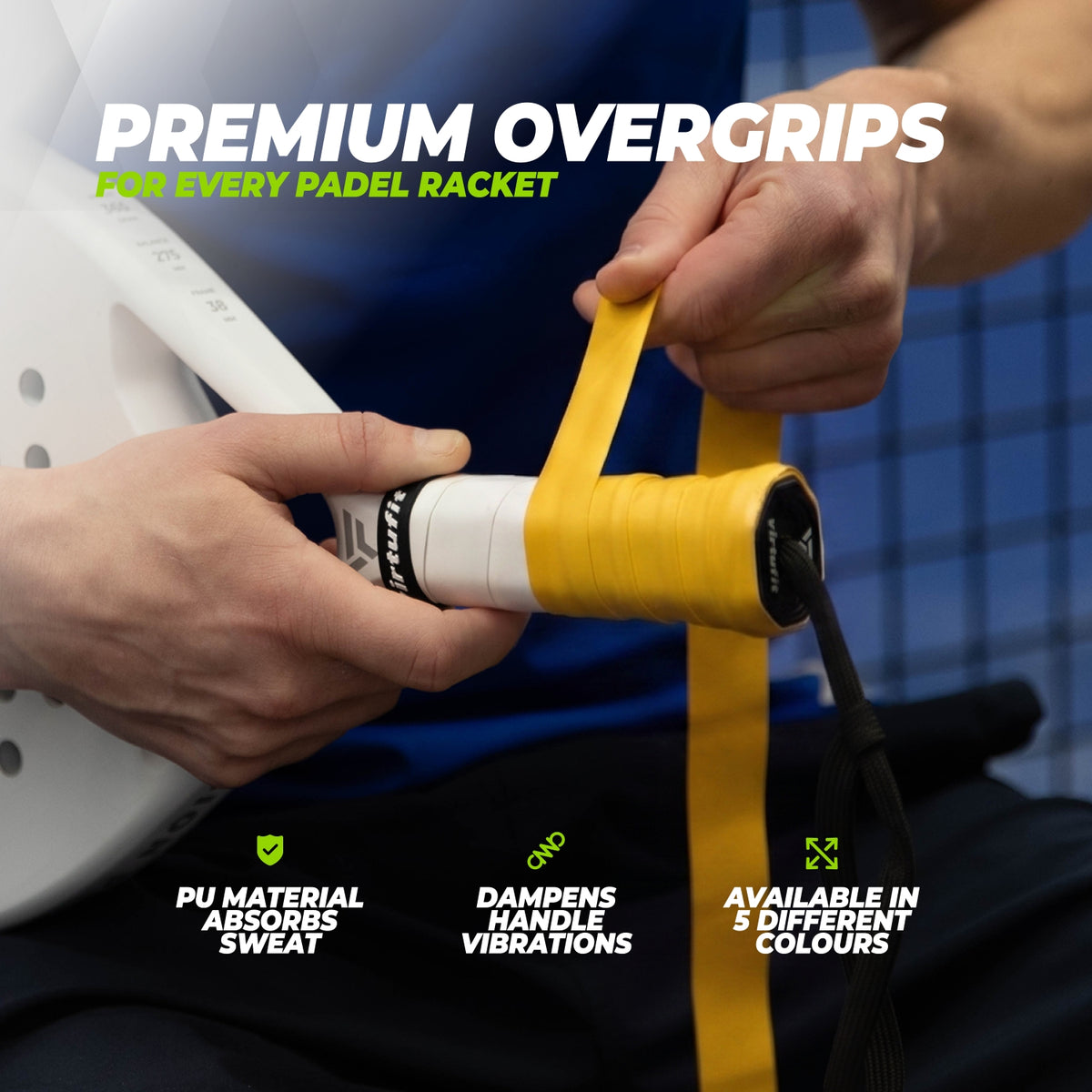 VirtuFit Pro Padel Overgrip - Gelb