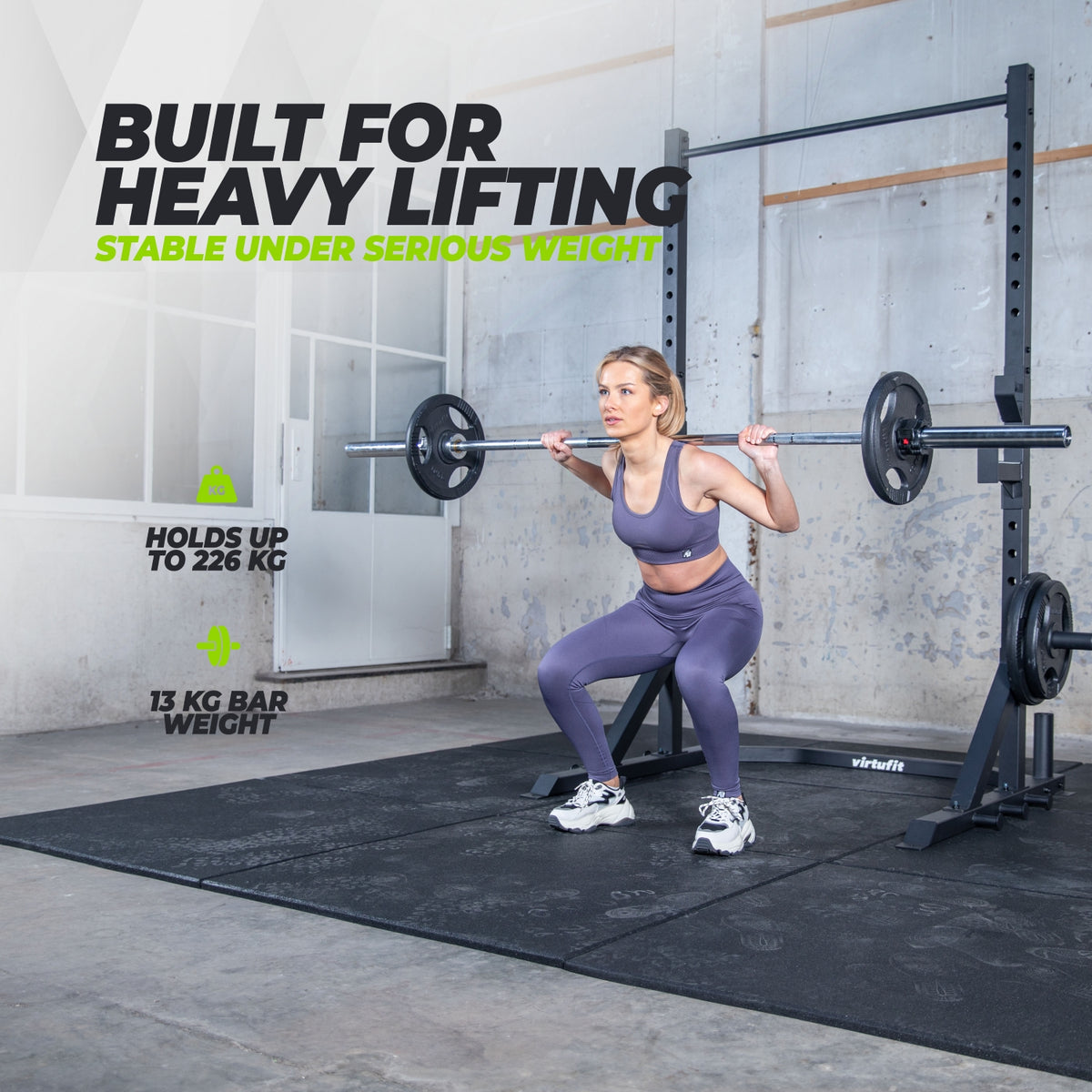 VirtuFit Olympische Hantelstange - 50 mm - 180 cm