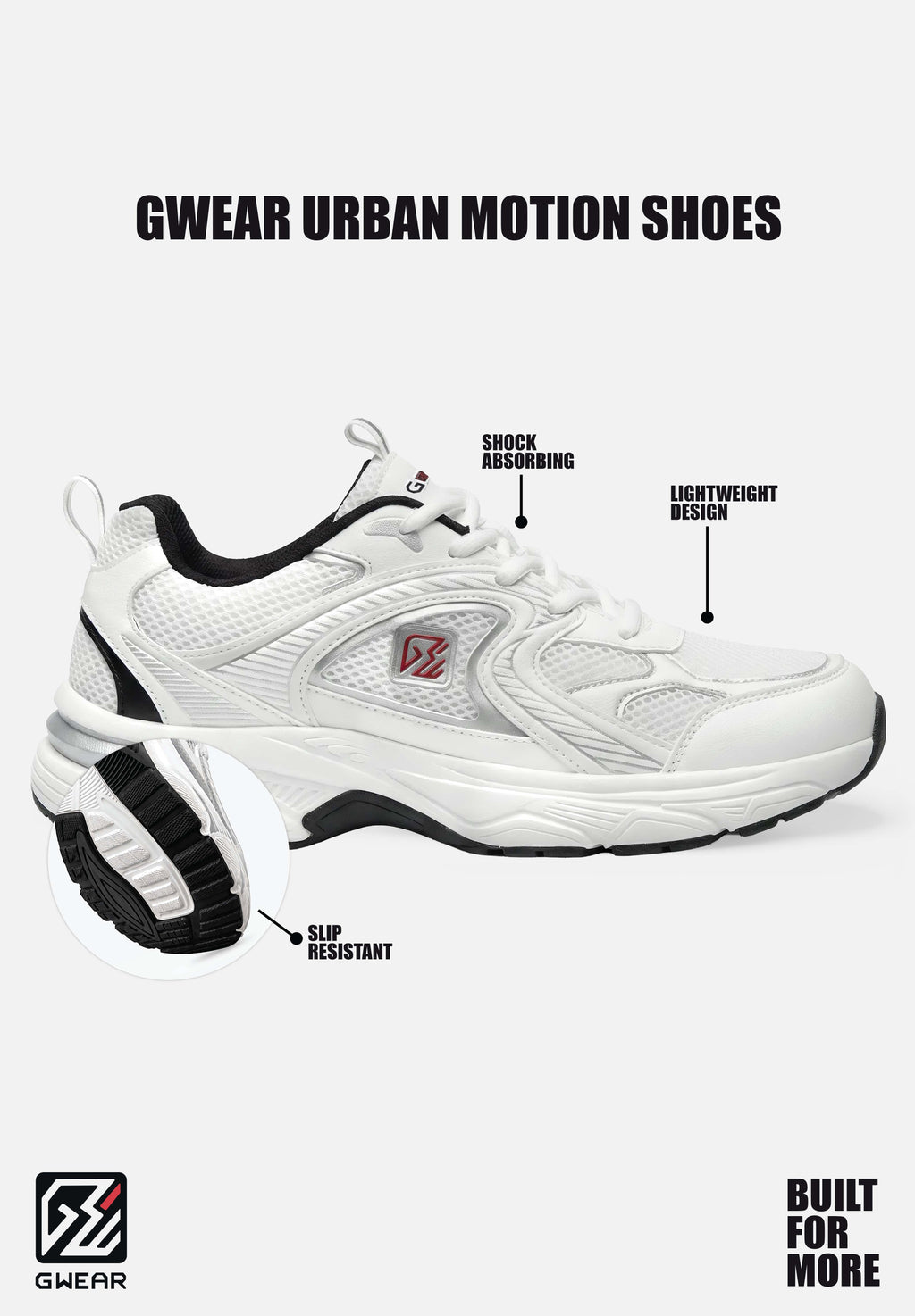 Gorilla Wear Gwear Urban Motion Sneakers - Wit