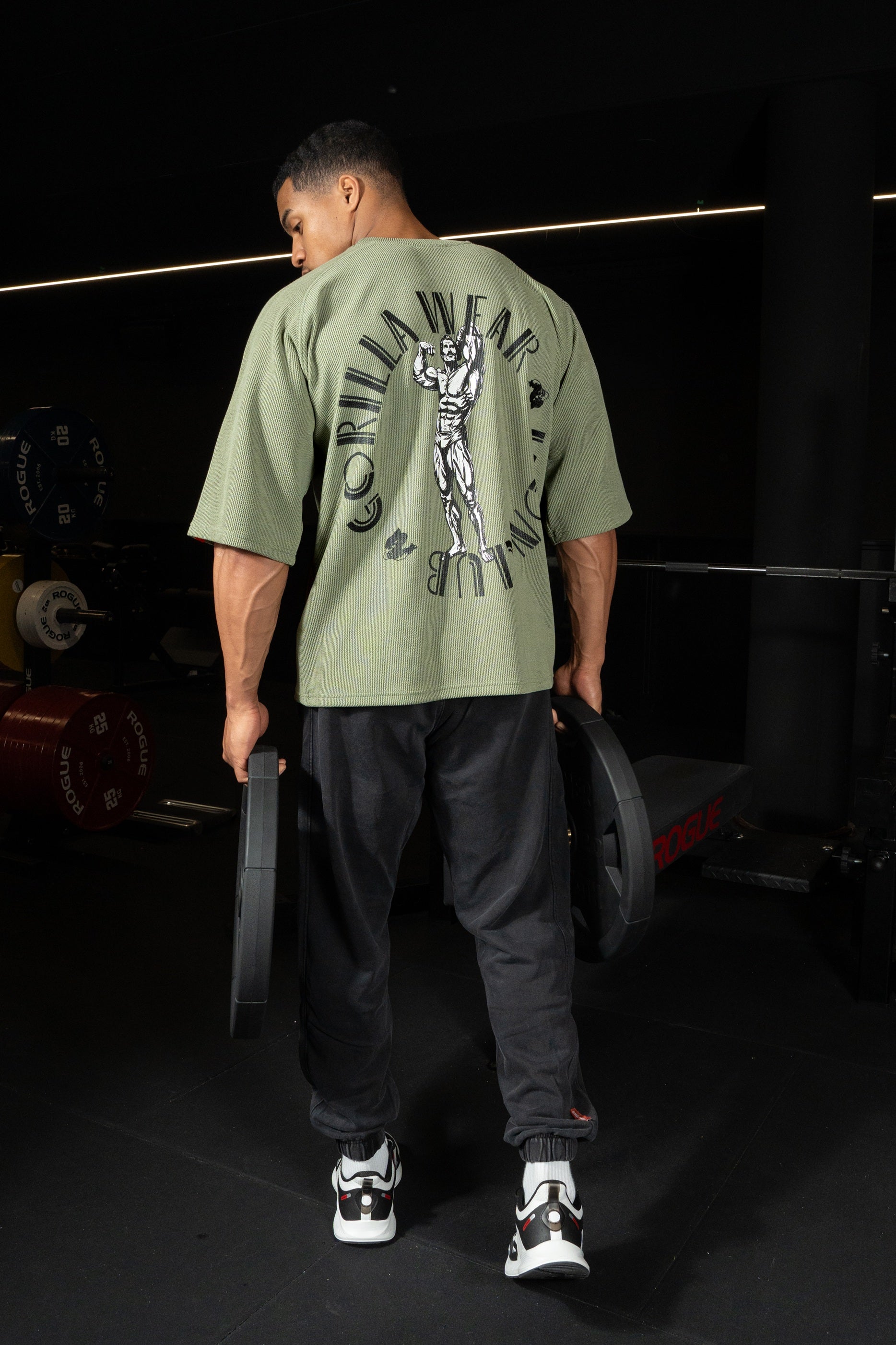 Gorilla Wear Russell Oversized T-shirt - Groen